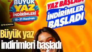 Hepsiburada'nın büyük yaz indirimleri başladı