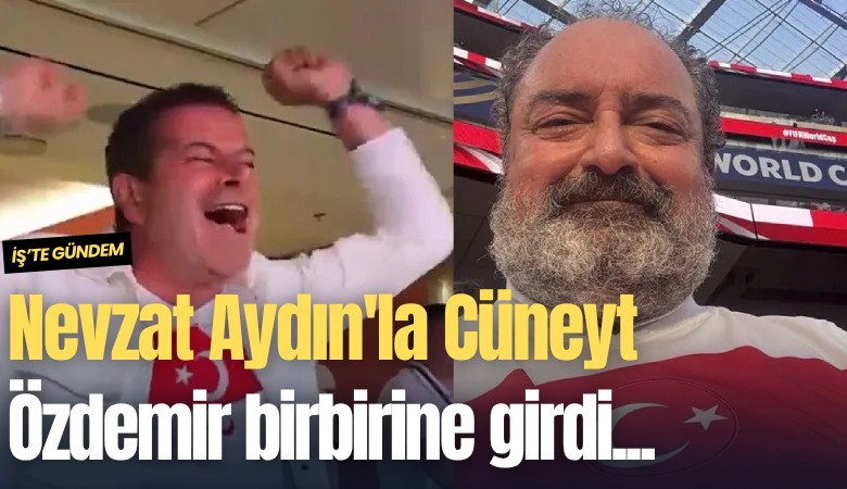 Nevzat Aydın'la Cüneyt Özdemir birbirine girdi
