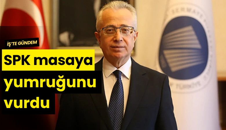 SPK masaya yumruğunu vurdu: Peki devamı gelecek mi?