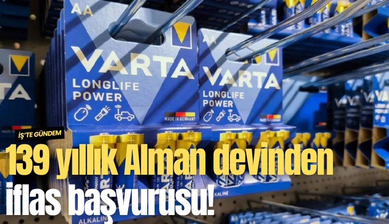 139 yıllık Alman devinden iflas başvurusu!