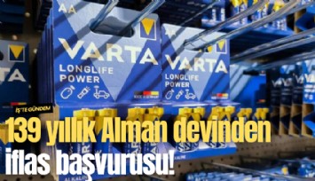 139 yıllık Alman devinden iflas başvurusu!