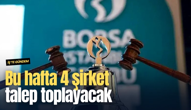 Bu hafta 4 şirket talep toplayacak