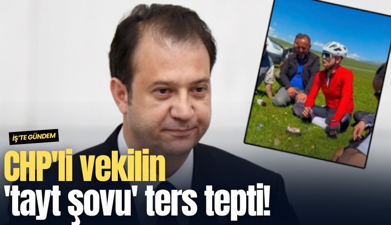 CHP'li vekilin 'tayt şovu' ters tepti!