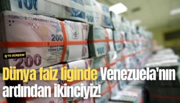 Dünya faiz liginde Venezuela'nın ardından ikinciyiz!