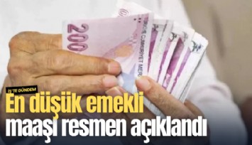 En düşük emekli maaşı resmen açıklandı