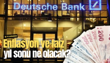 Enflasyon ve faiz yıl sonu ne olacak?