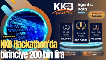 KKB Hackathon'da birinciye 200 bin lira