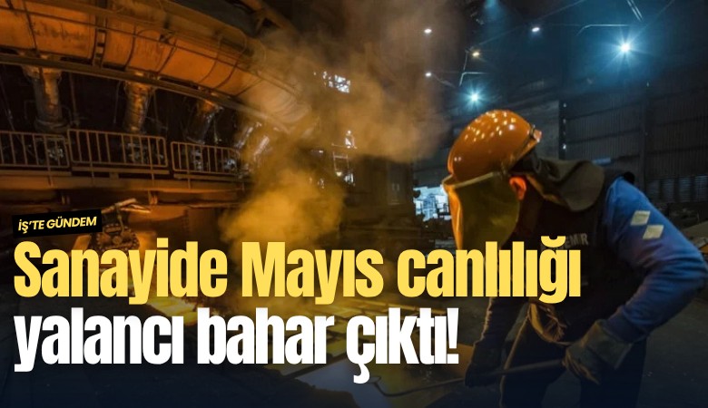 Sanayide Mayıs canlılığı yalancı bahar çıktı!