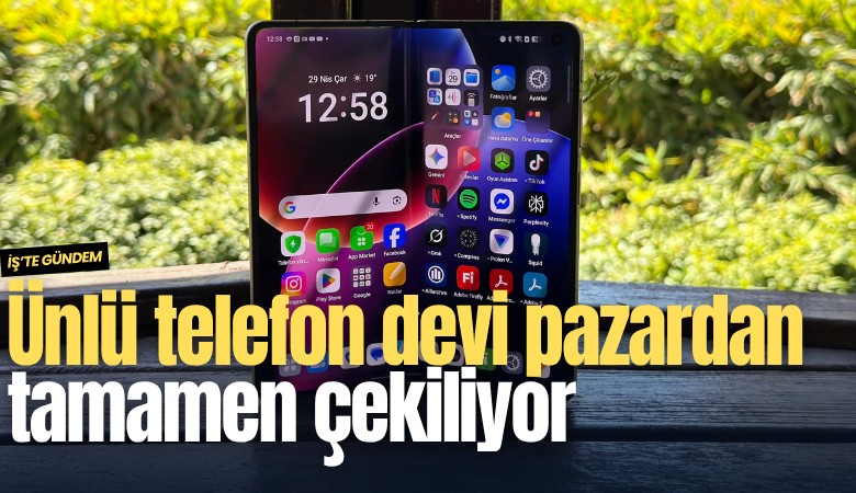Ünlü telefon devi pazardan tamamen çekiliyor