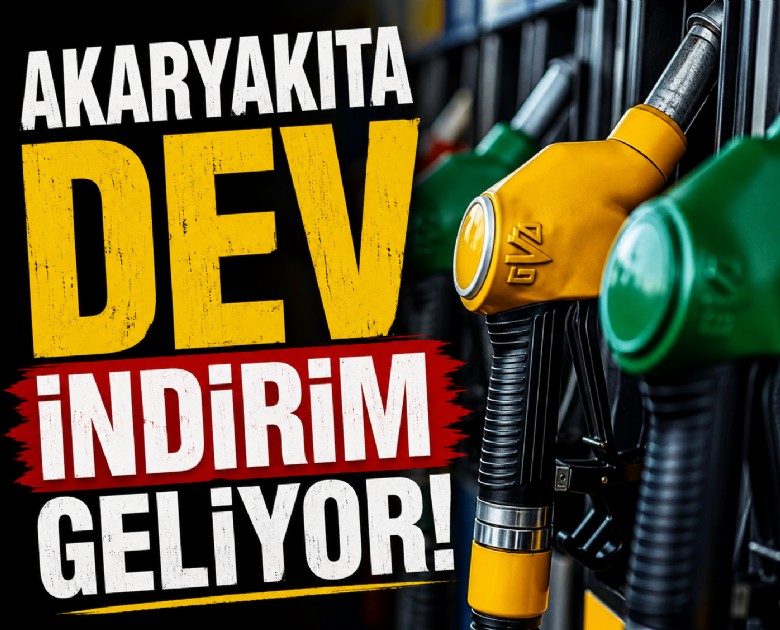 Akaryakıta dev indirim geliyor!