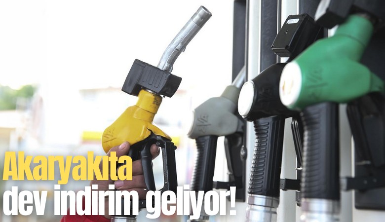 Akaryakıta dev indirim geliyor!