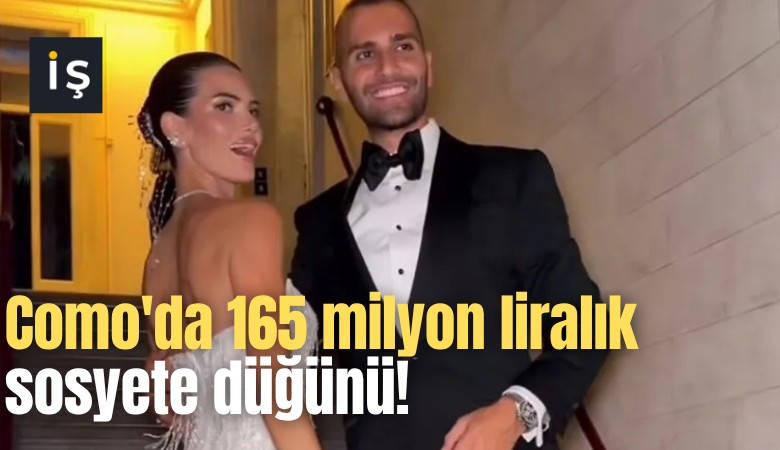 Como'da 165 milyon liralık sosyete düğünü!