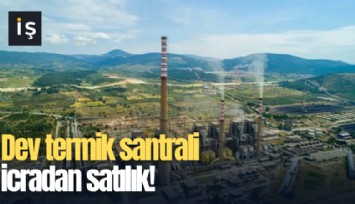 Dev termik santrali icradan satılık!