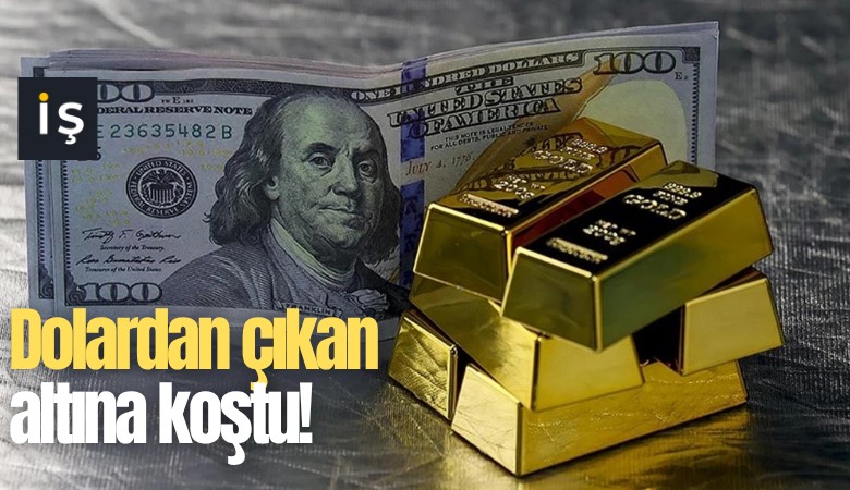 Dolardan çıkan altına koştu!