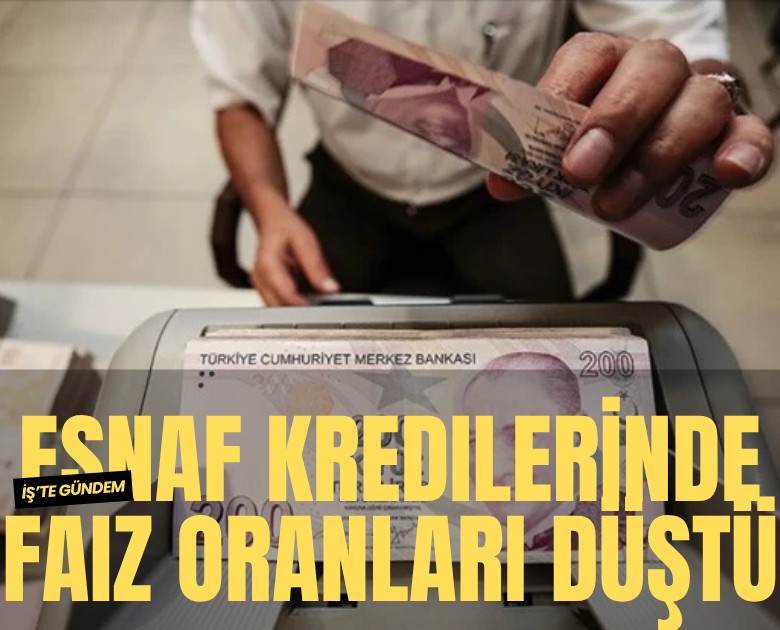 Esnaf kredilerinde faiz oranları düştü
