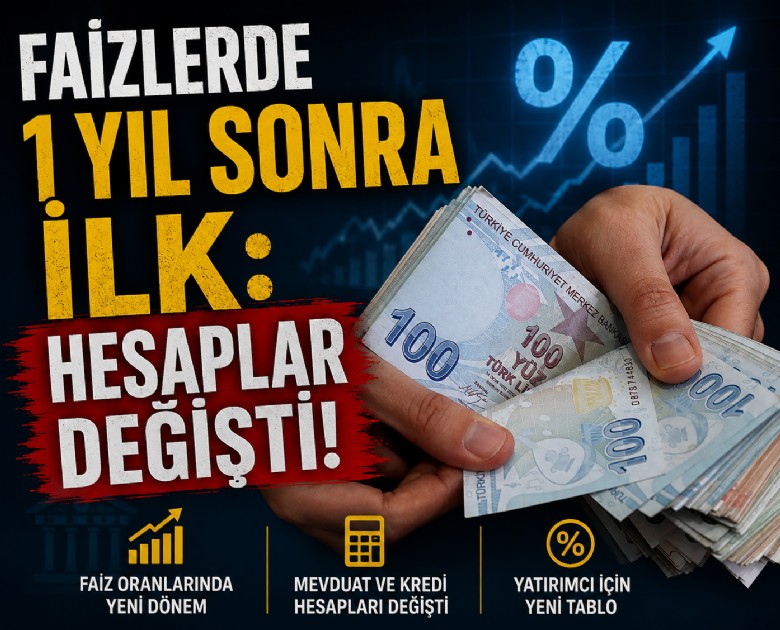 Faizlerde 1 yıl sonra ilk: Hesaplar değişti