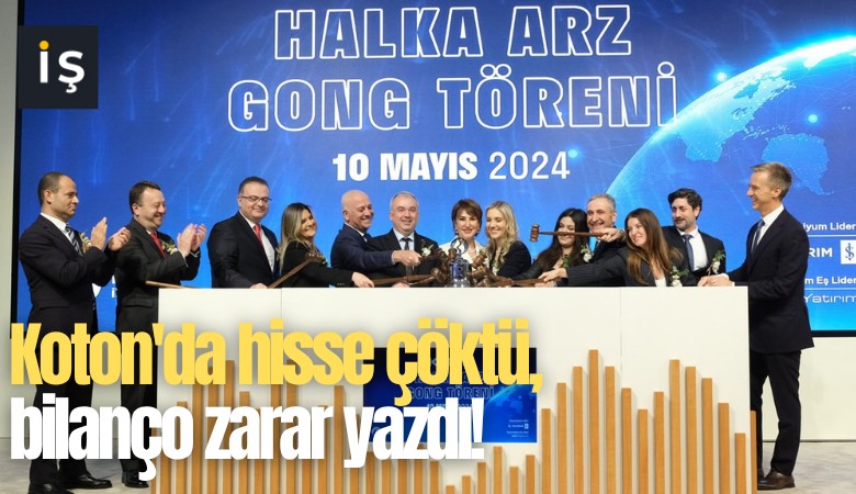 Koton'da hisse çöktü, bilanço zarar yazdı!