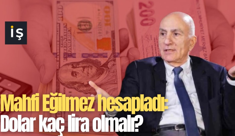 Mahfi Eğilmez hesapladı: Dolar kaç lira olmalı?