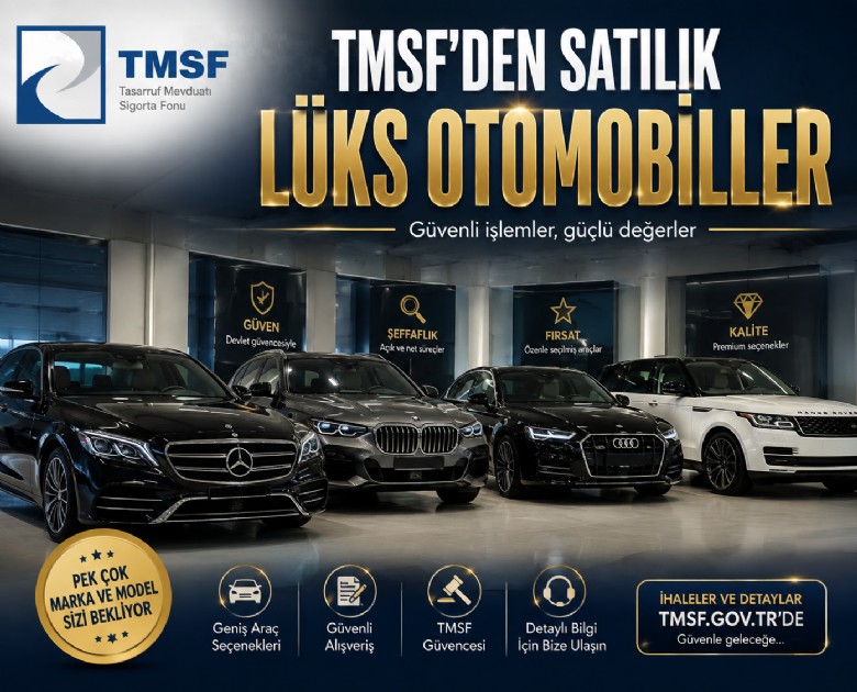 TMSF'den satılık lüks otomobiller