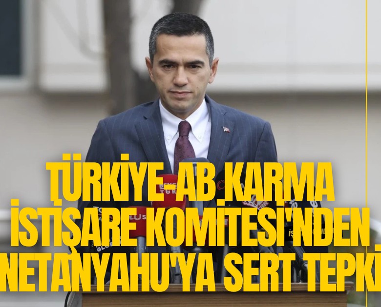 Türkiye-AB Karma İstişare Komitesi'nden Netanyahu'ya sert tepki