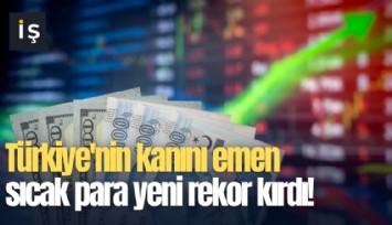 Türkiye'nin kanını emen sıcak para yeni rekor kırdı!