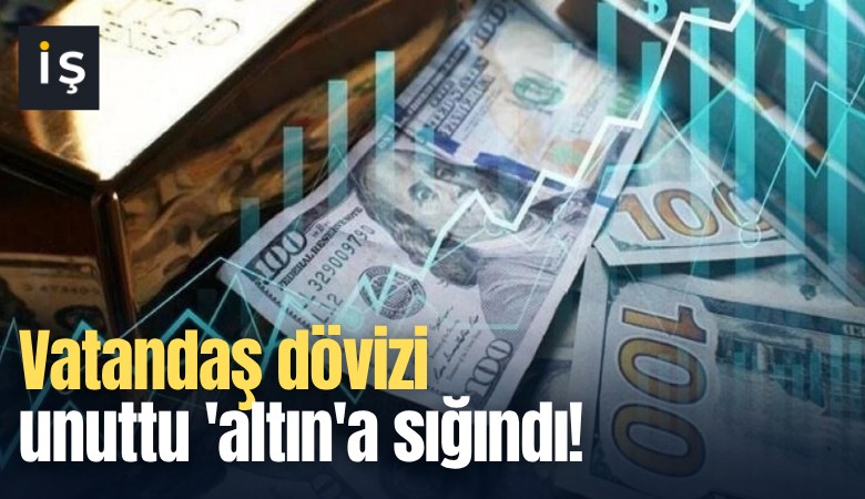 Vatandaş dövizi unuttu 'altın'a sığındı!