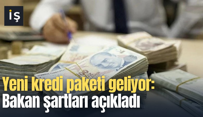 Yeni kredi paketi geliyor: Bakan şartları açıkladı