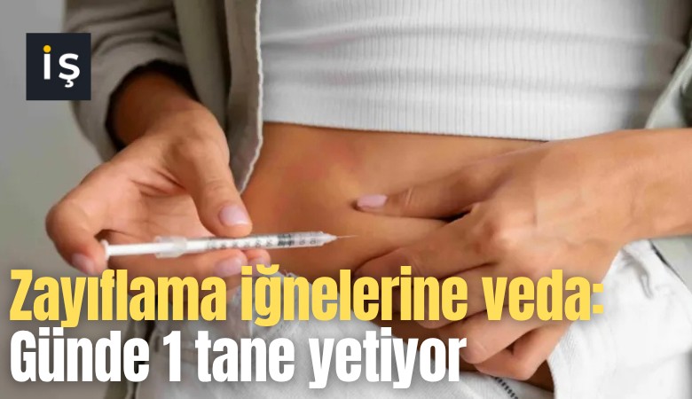 Zayıflama iğnelerine veda: Günde 1 tane yetiyor