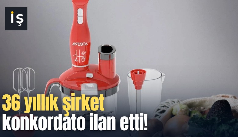 36 yıllık şirket konkordato ilan etti!