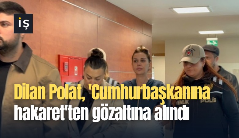 Dilan Polat, 'Cumhurbaşkanına hakaret'ten gözaltına alındı