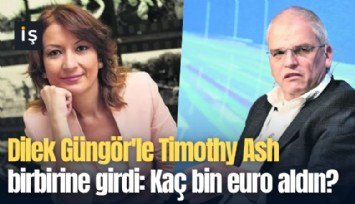 Dilek Güngör'le Timothy Ash birbirine girdi: Kaç bin euro aldın?