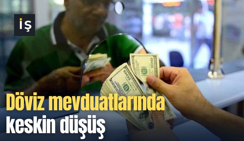 Döviz mevduatlarında keskin düşüş