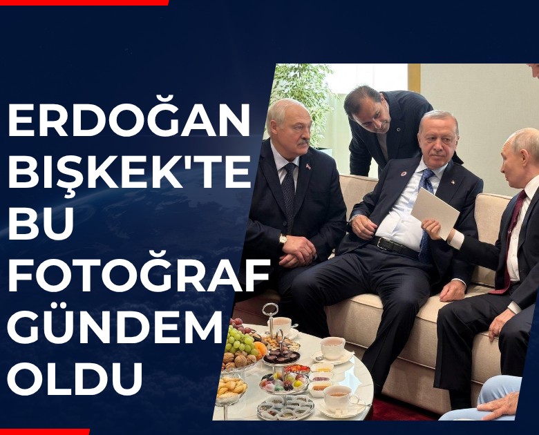 Erdoğan Bişkek'te: Bu fotoğraf gündem oldu