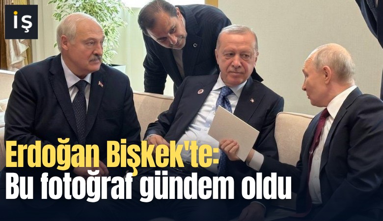 Erdoğan Bişkek'te: Bu fotoğraf gündem oldu