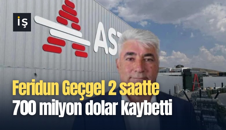 Feridun Geçgel 2 saatte 700 milyon dolar kaybetti