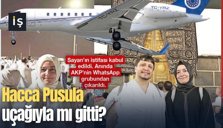 Hacca Pusula uçağıyla mı gitti?