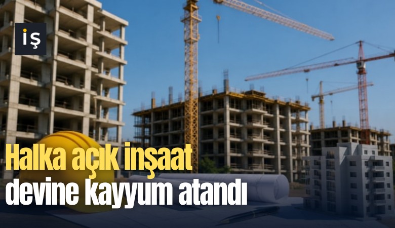 Halka açık inşaat devine kayyum atandı