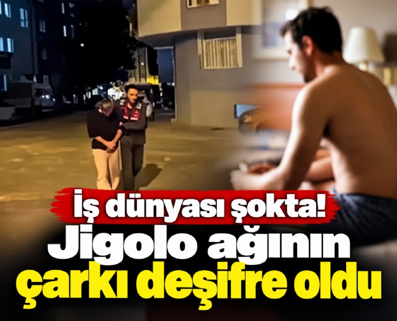 İş dünyası şokta! Jigolo ağının çarkı deşifre oldu