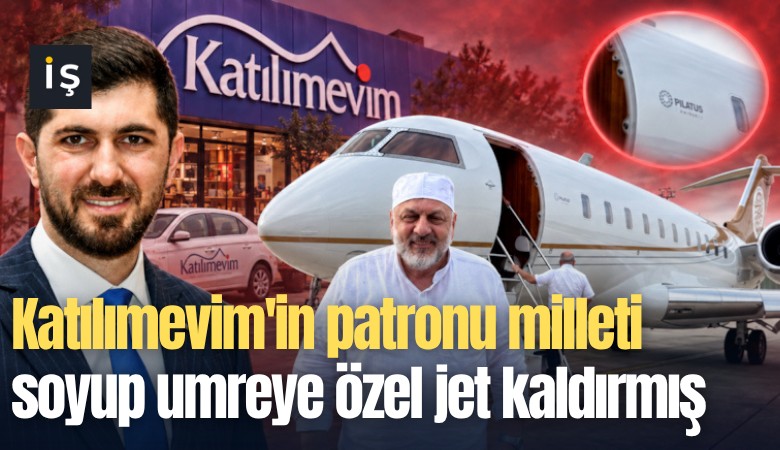 Katılımevim'in patronu milleti soyup umreye özel jet kaldırmış