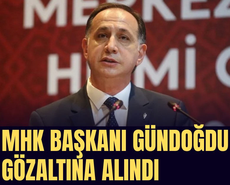 MHK Başkanı Ferhat Gündoğdu gözaltına alındı