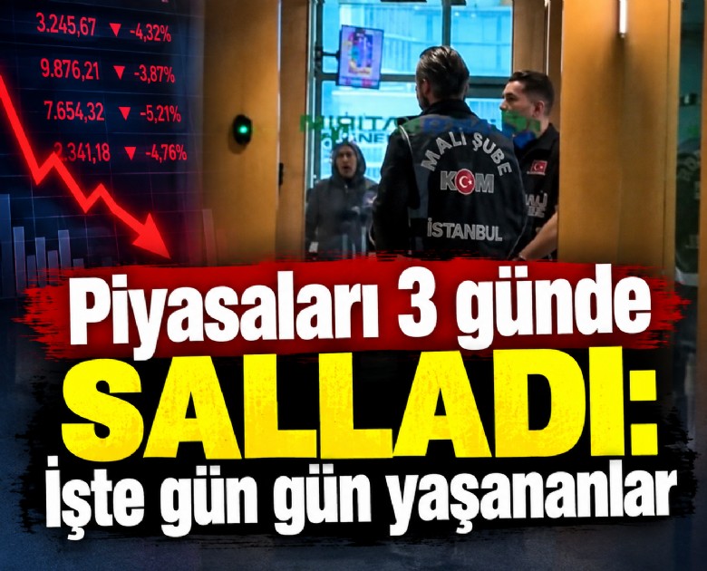 Piyasaları 3 günde salladı: İşte gün gün yaşananlar