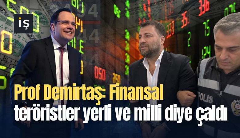 Prof Demirtaş: Finansal teröristler yerli ve milli diye çaldı