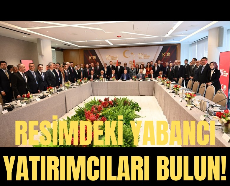 Resimdeki yabancı yatırımcıları bulun!