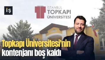 Topkapı Üniversitesi'nin kontenjanı boş kaldı